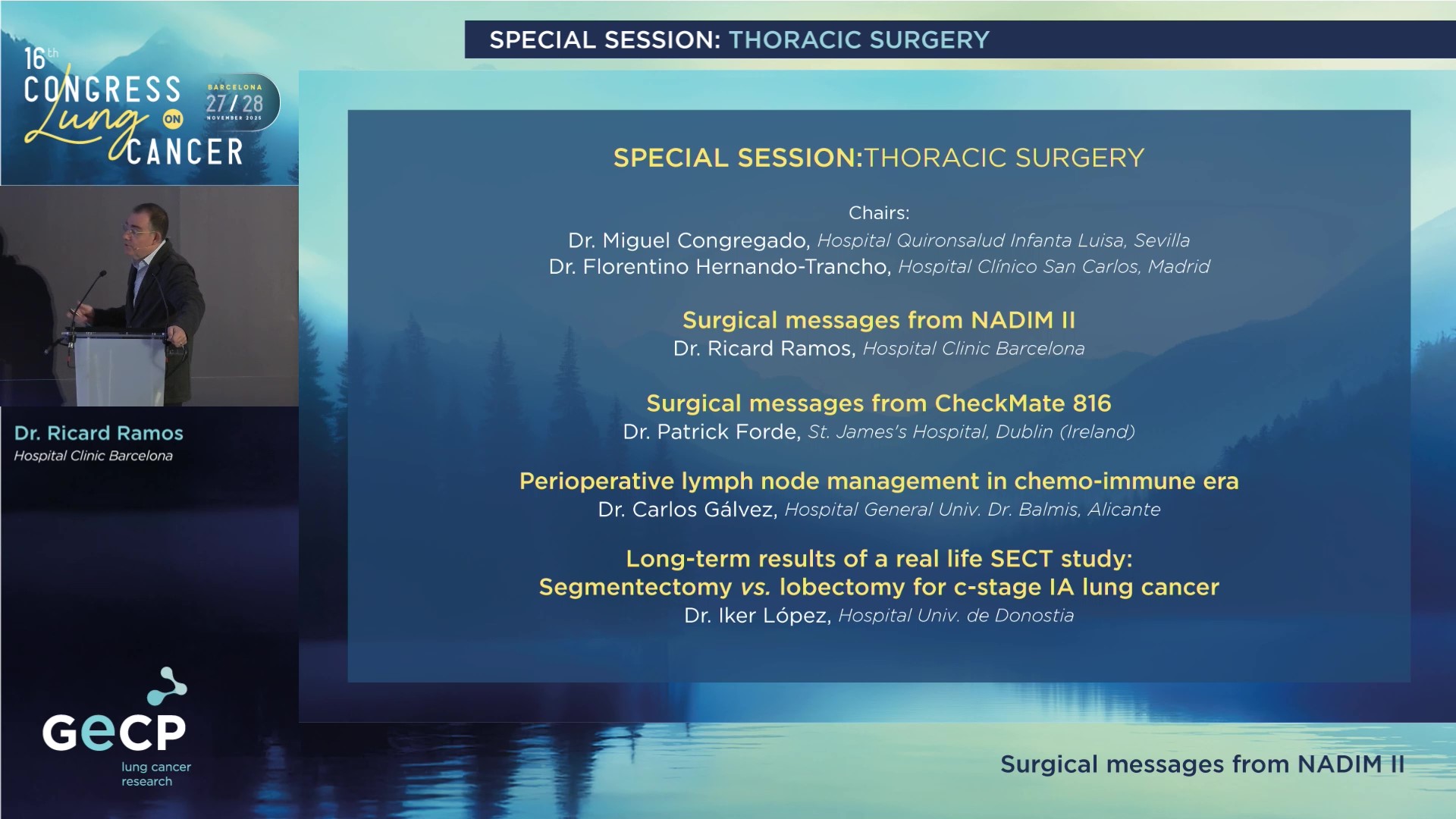 Surgical messages from NADIM II